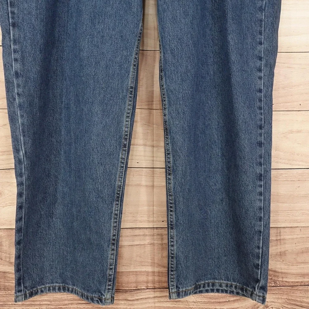 Levis 550 Relaxed Jeans Mens 48x29 Blue Medium Wash Tapered Denim